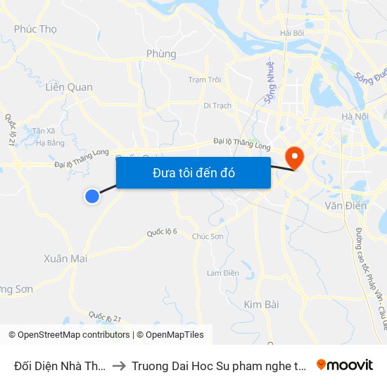 Đối Diện Nhà Thờ Trại Ro to Truong Dai Hoc Su pham nghe thuat trung uong map