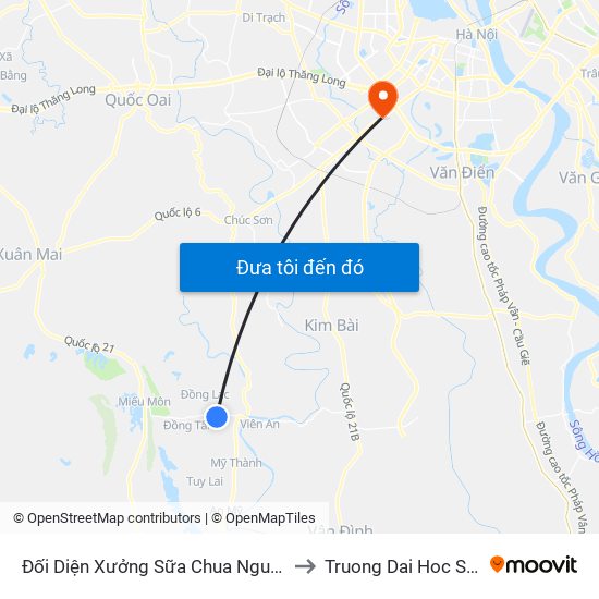 Đối Diện Xưởng Sữa Chua Nguyễn Huy Thôn Chân Chim, Phúc Lâm - Tỉnh Lộ 429 to Truong Dai Hoc Su pham nghe thuat trung uong map