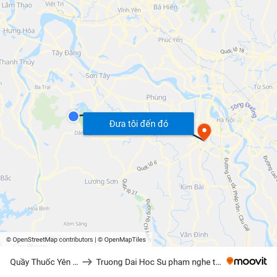 Quầy Thuốc Yên Bài, Đt87 to Truong Dai Hoc Su pham nghe thuat trung uong map