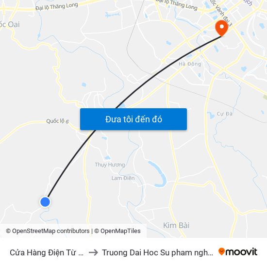 Cửa Hàng Điện Từ Mạnh Cường to Truong Dai Hoc Su pham nghe thuat trung uong map