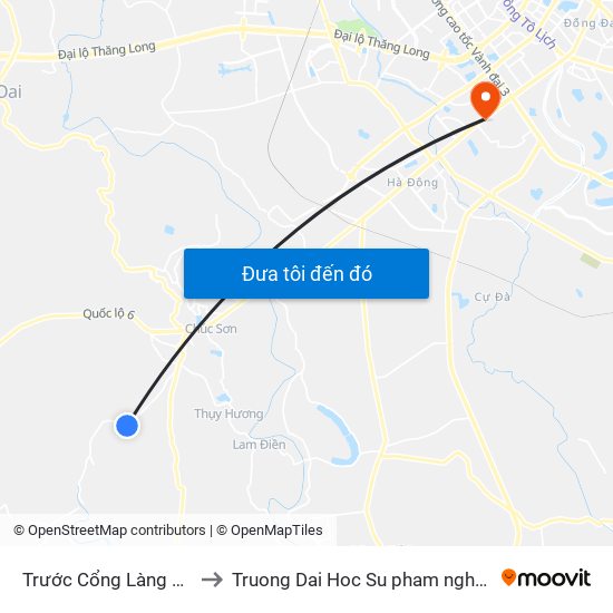 Trước Cổng Làng Yên Khê 50m to Truong Dai Hoc Su pham nghe thuat trung uong map