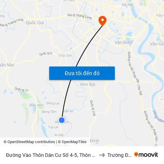 Đường Vào Thôn Dân Cư Số 4-5, Thôn Vĩnh Xương Thượng, Xã Mỹ Thành Khoảng 50m to Trường Đai Học Hà Nội map