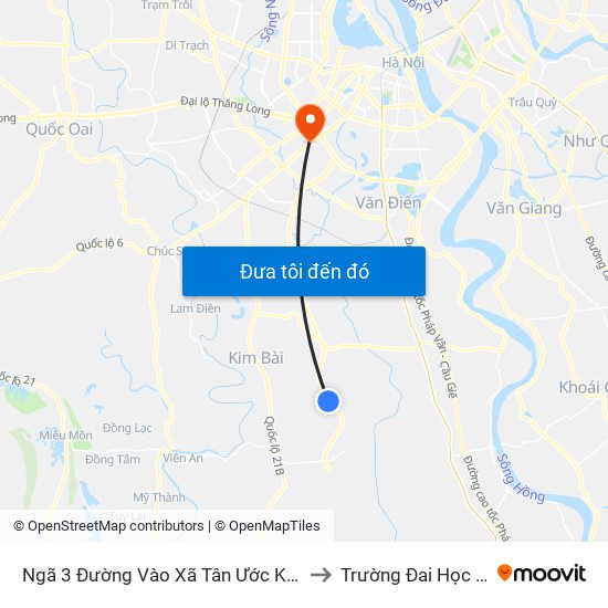 Ngã 3 Đường Vào Xã Tân Ước Khoảng 70m to Trường Đai Học Hà Nội map