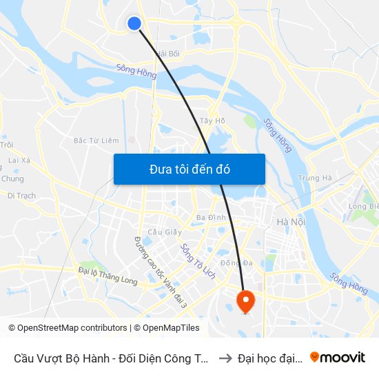 Cầu Vượt Bộ Hành - Đối Diện Công Ty Tnhh Sato to Đại học đại nam map