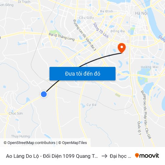 Ao Làng Do Lộ - Đối Diện 1099 Quang Trung (Hà Đông), Quốc Lộ 6 to Đại học đại nam map