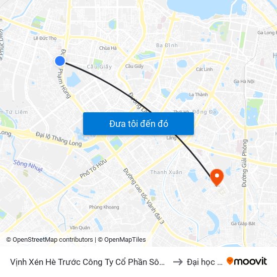 Vịnh Xén Hè Trước Công Ty Cổ Phần Sông Đà 9 - Đường Nguyễn Hoàng to Đại học đại nam map