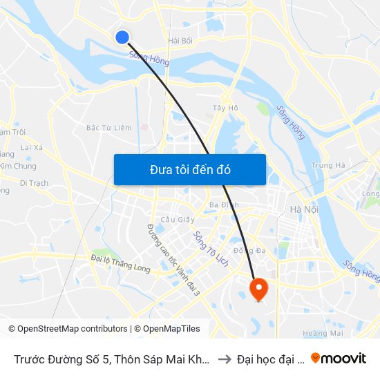 Trước Đường Số 5, Thôn Sáp Mai Khoảng 50m to Đại học đại nam map