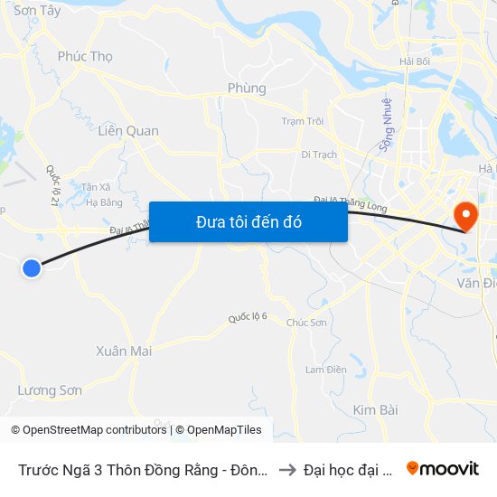 Trước Ngã 3 Thôn Đồng Rằng - Đông Xuân to Đại học đại nam map