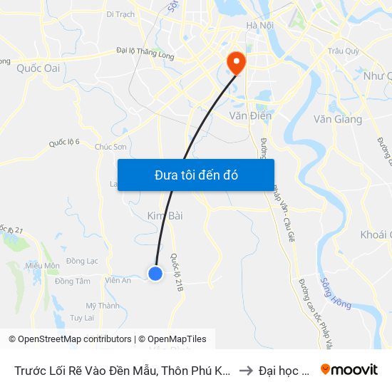 Trước Lối Rẽ Vào Đền Mẫu, Thôn Phú Khang 80m - Tỉnh Lộ 429 to Đại học đại nam map