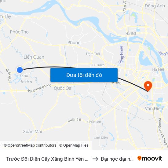 Trước Đối Diện Cây Xăng Bình Yên 20m to Đại học đại nam map