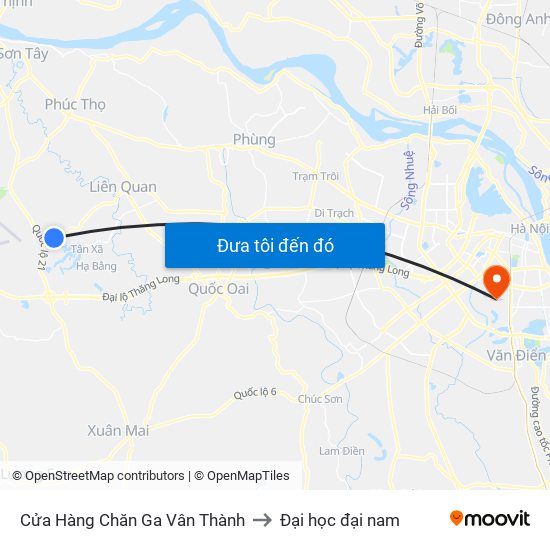 Cửa Hàng Chăn Ga Vân Thành to Đại học đại nam map