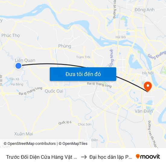 Trước Đối Diện Cửa Hàng Vật Liệu Đá Granit 20m to Đại học dân lập Phương Đông map