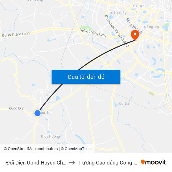 Đối Diện Ubnd Huyện Chương Mỹ - Ql6 to Trường Cao đẳng Công thương Hà Nội map