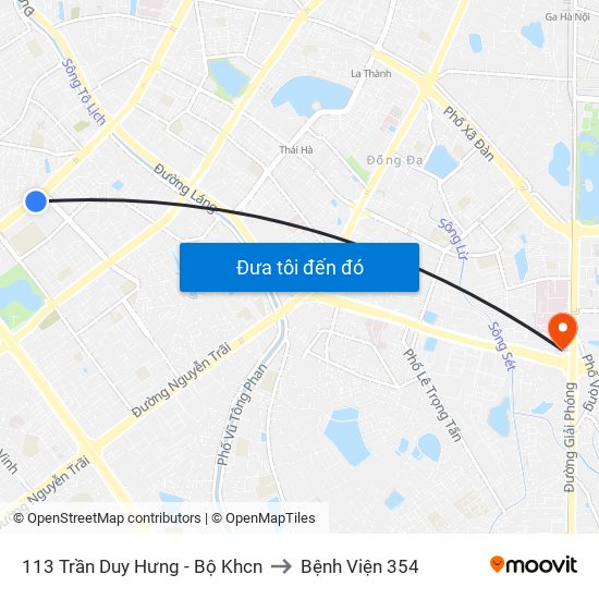 113 Trần Duy Hưng - Bộ Khcn to Bệnh Viện 354 map