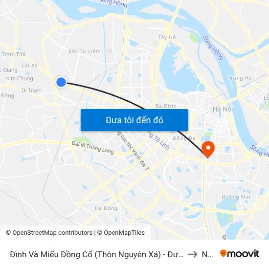 Đình Và Miếu Đồng Cổ (Thôn Nguyên Xá) - Đường 32 to NEU map