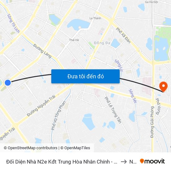 Đối Diện Nhà N2e Kđt Trung Hòa Nhân Chính - Lê Văn Lương to NEU map