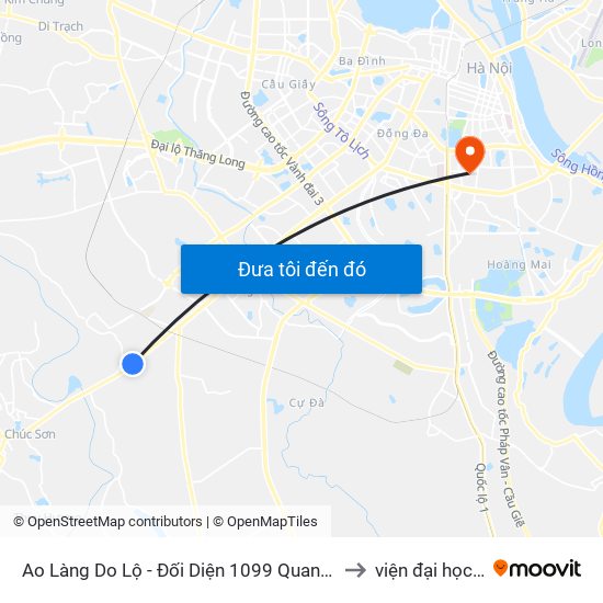 Ao Làng Do Lộ - Đối Diện 1099 Quang Trung (Hà Đông), Quốc Lộ 6 to viện đại học Mở Hà Nội map