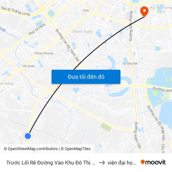 Trước Lối Rẽ Đường Vào Khu Đô Thị Thanh Hà - Đường Cienco5 50m to viện đại học Mở Hà Nội map