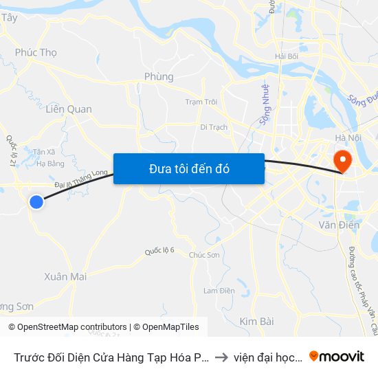 Trước Đối Diện Cửa Hàng Tạp Hóa Phương Tài - Thôn 7 - Phú Cát to viện đại học Mở Hà Nội map