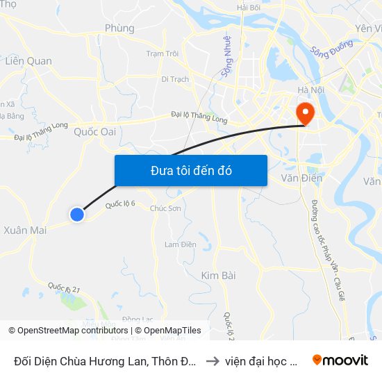 Đối Diện Chùa Hương Lan, Thôn Đông Cựu, Đông Sơn to viện đại học Mở Hà Nội map