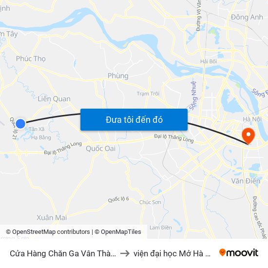 Cửa Hàng Chăn Ga Vân Thành to viện đại học Mở Hà Nội map