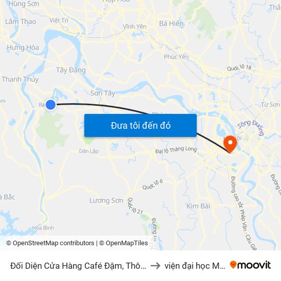 Cửa Hàng Sửa Chữa Ô Tô Xe Máy Tam Uy, Thôn 6, Ba Trại, Ba Vì to viện đại học Mở Hà Nội map