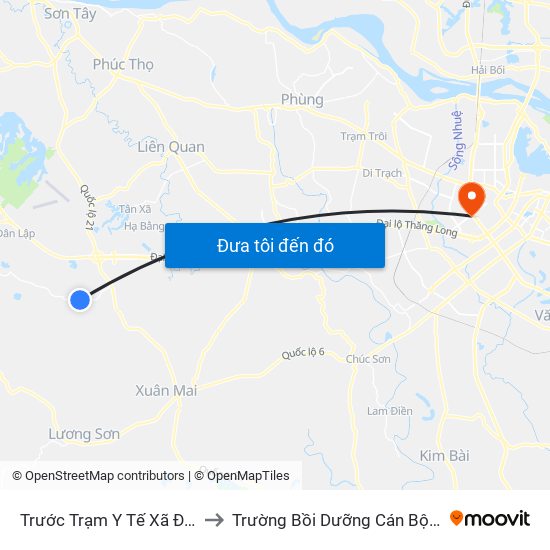 Trước Trạm Y Tế Xã Đông Xuân 20m to Trường Bồi Dưỡng Cán Bộ Giáo Dục Hà Nội map