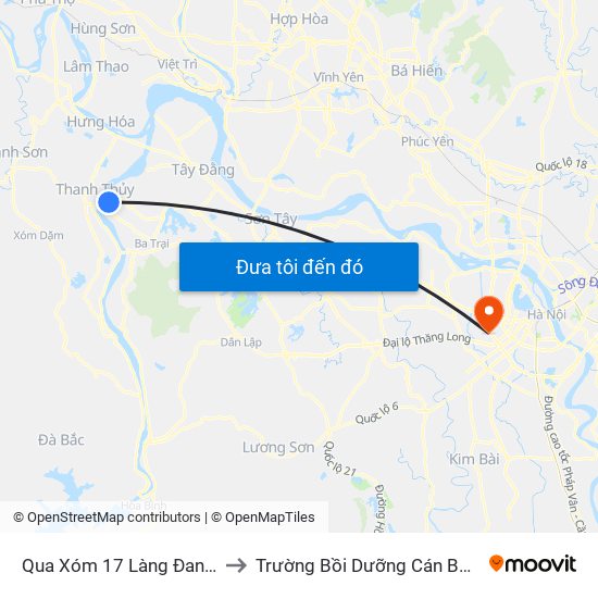 Qua Xóm 17 Làng Đan Thê 10m, Đt86 to Trường Bồi Dưỡng Cán Bộ Giáo Dục Hà Nội map