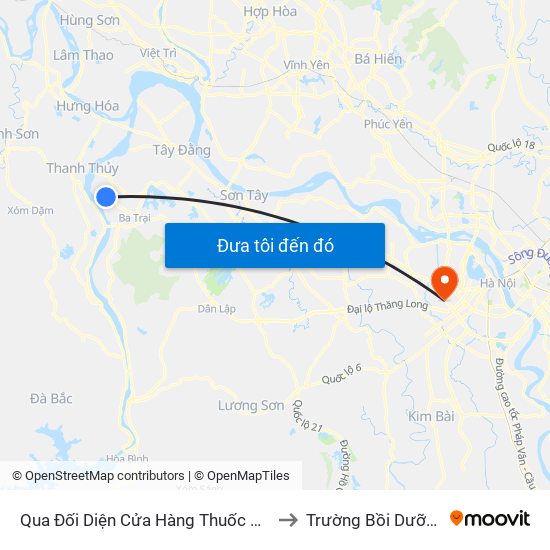 Qua Đối Diện Cửa Hàng Thuốc Thú Y Thanh Hiền 30m, Xóm 4, Thôn 3, Thuần Mỹ to Trường Bồi Dưỡng Cán Bộ Giáo Dục Hà Nội map