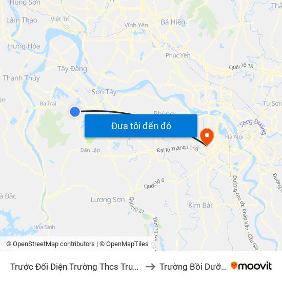 Trước Đối Diện Trường Thcs Trung Tâm Nghiên Cứu Bò Và Đồng Cỏ Ba Vì 40m, Đt87 to Trường Bồi Dưỡng Cán Bộ Giáo Dục Hà Nội map