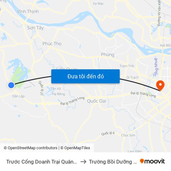 Trước Cổng Doanh Trại Quân Đội Nhân Dân Việt Nam 10m, Đt87 to Trường Bồi Dưỡng Cán Bộ Giáo Dục Hà Nội map