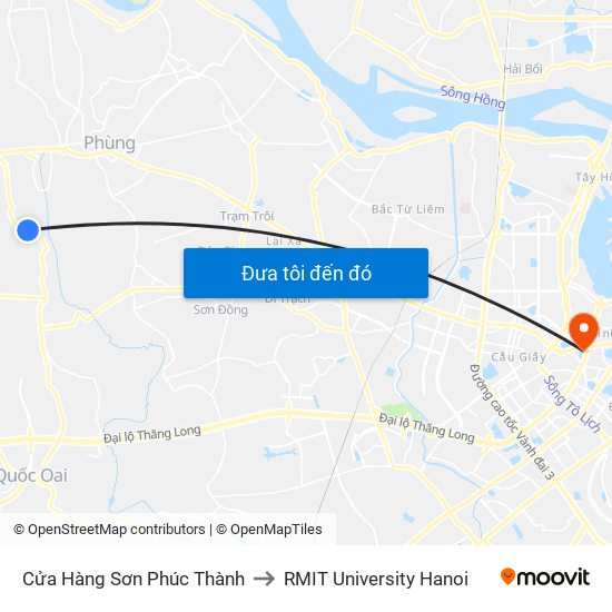 Cửa Hàng Sơn Phúc Thành to RMIT University Hanoi map