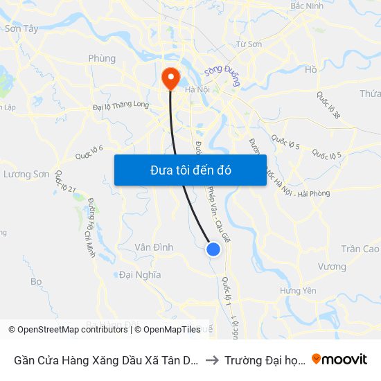 Gần Cửa Hàng Xăng Dầu Xã Tân Dân - Đường Trục Huyện Thao Chính to Trường Đại học Thủ đô Hà Nội map