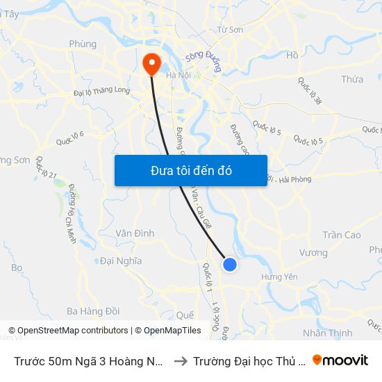 Trước 50m Ngã 3 Hoàng Nguyên - Dt428 to Trường Đại học Thủ đô Hà Nội map