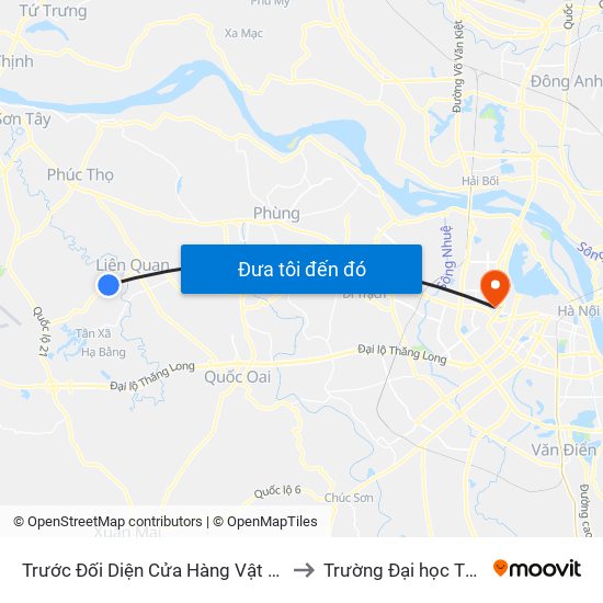 Trước Đối Diện Cửa Hàng Vật Liệu Đá Granit 20m to Trường Đại học Thủ đô Hà Nội map