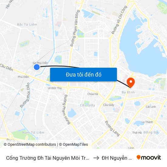 Cổng Trường Đh Tài Nguyên Môi Trường to ĐH Nguyễn Trãi map
