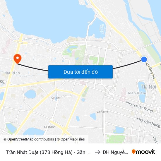 Trần Nhật Duật (373 Hồng Hà) - Gần Hàm Tử Quan to ĐH Nguyễn Trãi map