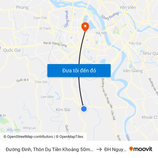 Đường Đình, Thôn Dụ Tiền Khoảng 50m-Đường Liên Thôn Xã to ĐH Nguyễn Trãi map