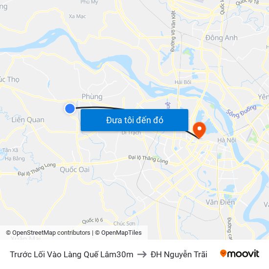 Trước Lối Vào Làng Quế Lâm30m to ĐH Nguyễn Trãi map