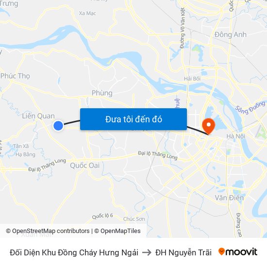 Đối Diện Khu Đồng Cháy Hưng Ngải to ĐH Nguyễn Trãi map