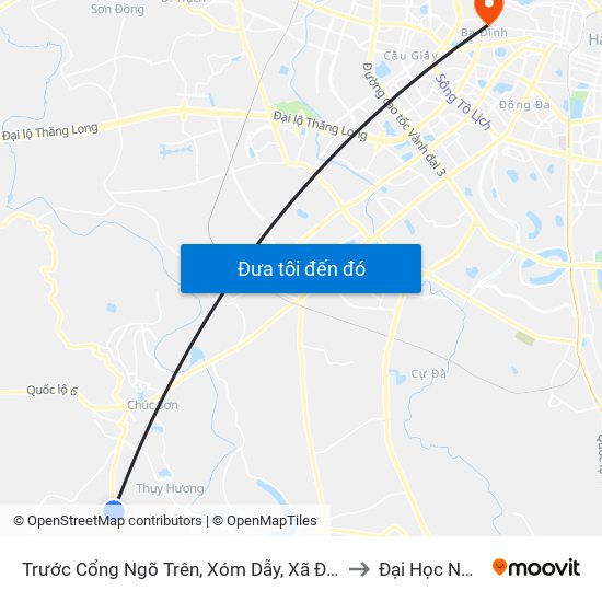 Trước Cổng Ngõ Trên, Xóm Dẫy, Xã Đại Yên 20m - Tỉnh Lộ 419 to Đại Học Nguyễn Trãi map