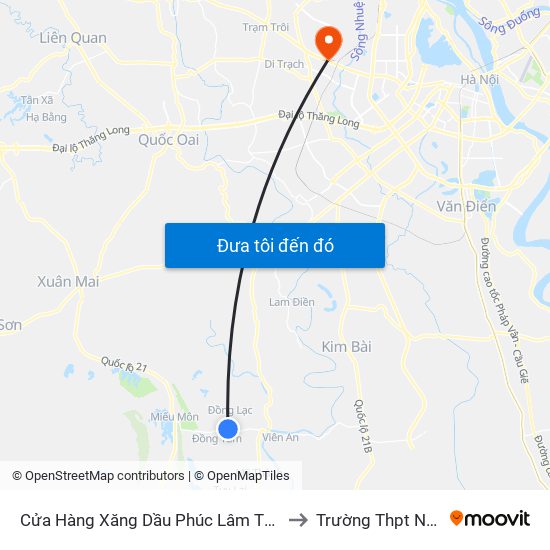 Cửa Hàng Xăng Dầu Phúc Lâm Thôn Chân Chim, Phúc Lâm - Tỉnh Lộ 429 to Trường Thpt Nguyễn Thị Minh Khai map