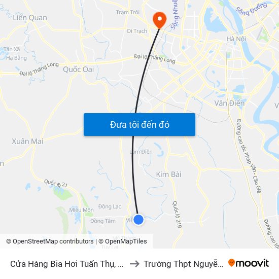 Cửa Hàng Bia Hơi Tuấn Thụ, Viên An - Tỉnh Lộ 429 to Trường Thpt Nguyễn Thị Minh Khai map