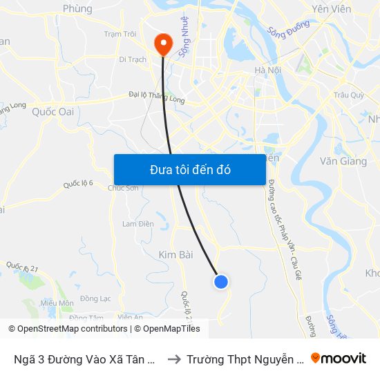 Ngã 3 Đường Vào Xã Tân Ước Khoảng 70m to Trường Thpt Nguyễn Thị Minh Khai map