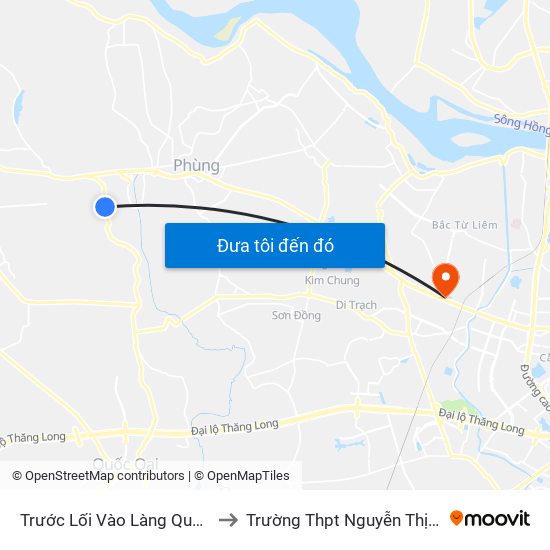 Trước Lối Vào Làng Quế Lâm30m to Trường Thpt Nguyễn Thị Minh Khai map