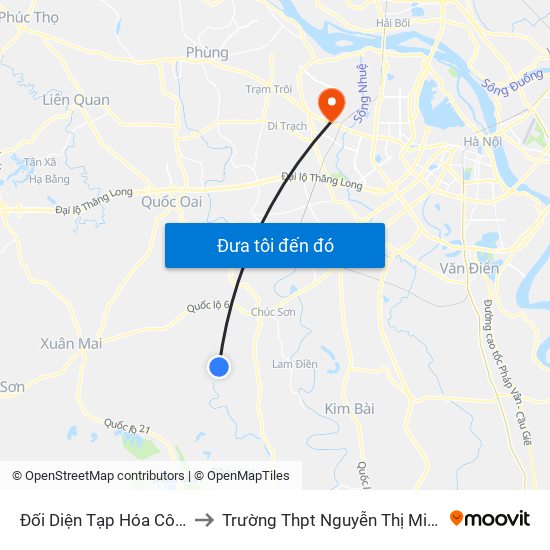 Đối Diện Tạp Hóa Cô Hạnh to Trường Thpt Nguyễn Thị Minh Khai map