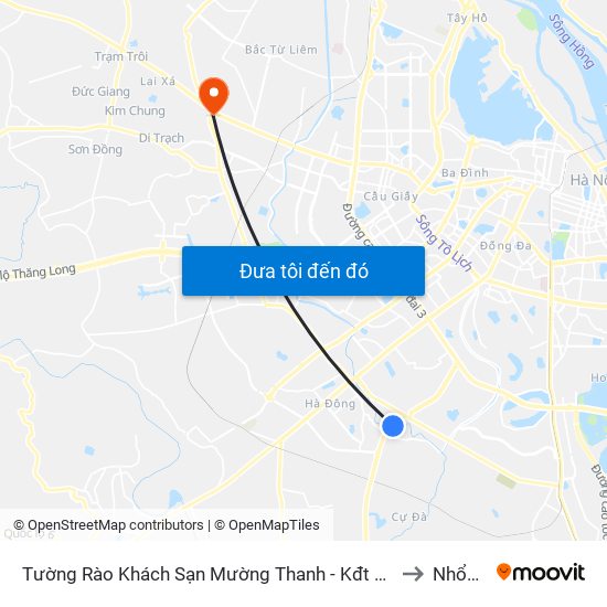 Tường Rào Khách Sạn Mường Thanh - Kđt Xa La - Đường Phúc La to Nhổn City map