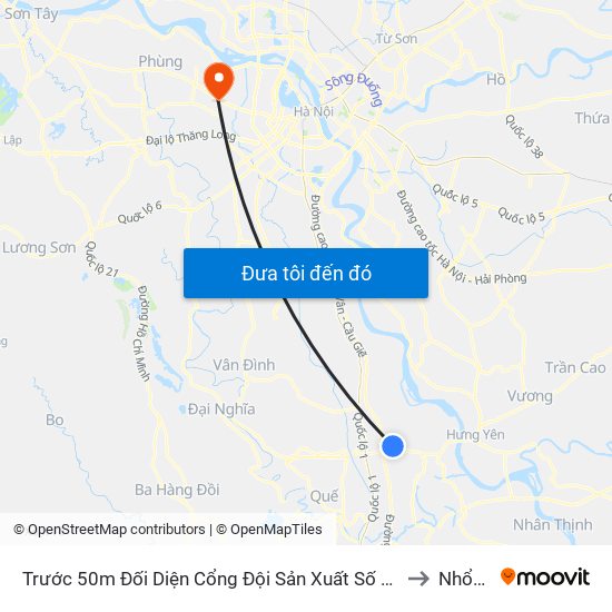 Trước 50m Đối Diện Cổng Đội Sản Xuất Số 9, Thôn Thần Quy - Dt428 to Nhổn City map