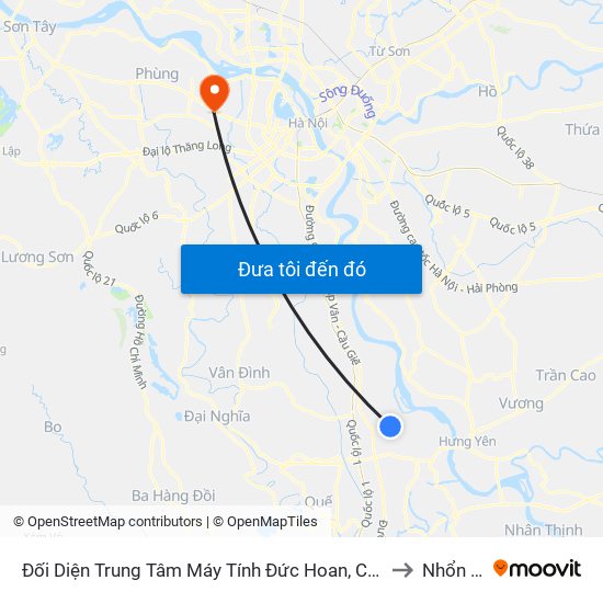 Đối Diện Trung Tâm Máy Tính Đức Hoan, Chợ Bái - Dt428 to Nhổn City map