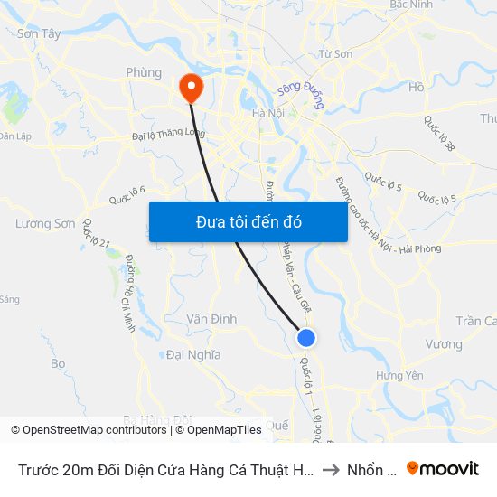 Trước 20m Đối Diện Cửa Hàng Cá Thuật Huyền - Dt428 to Nhổn City map